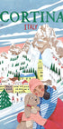Travel Poster Woman in Cortina, Italy Plakat - Posterbox