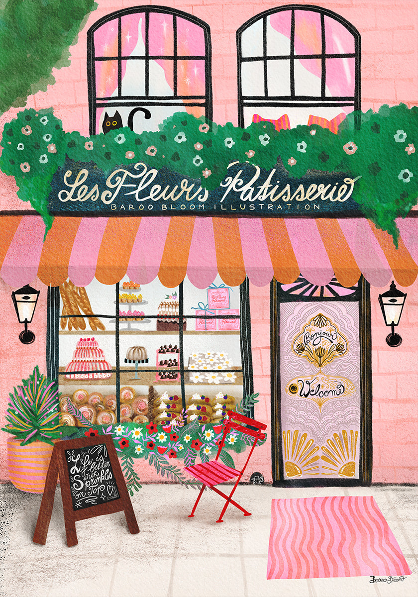Bake Shop Front Plakat - Posterbox