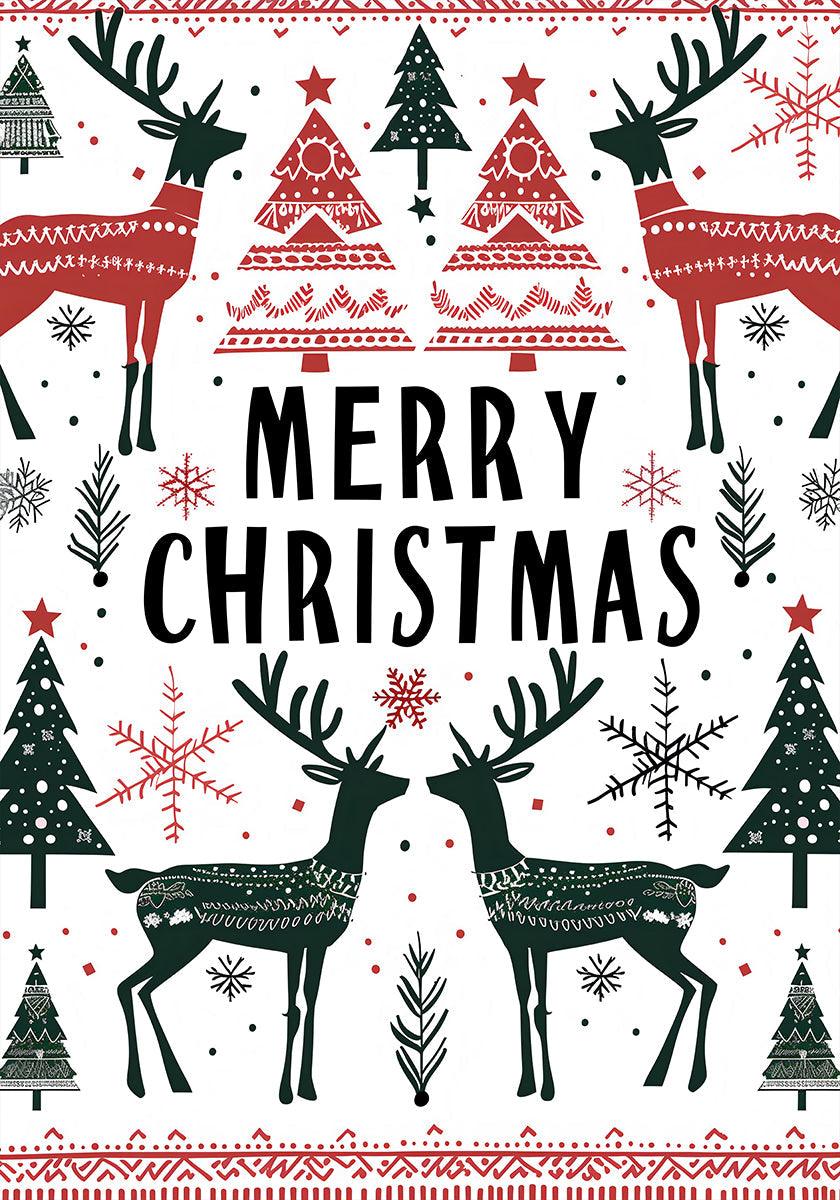 Merry Christmas No 2 Plakat - Posterbox