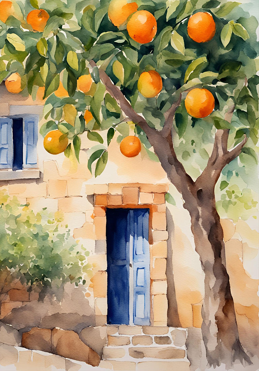 Orange Tree Plakat - Posterbox