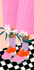 Floral Feet Fashion - Posterbox