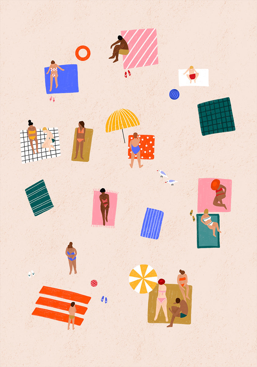 Beach Towel Harmony - Posterbox