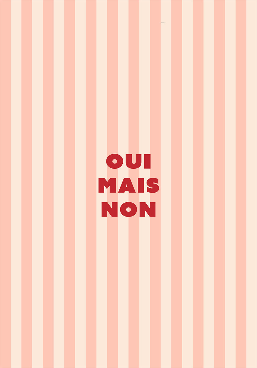 oui mais non Plakat - Posterbox