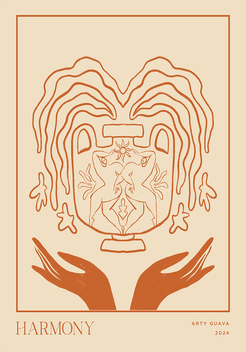 Vessel Collection : Harmony (LineArt) - Posterbox