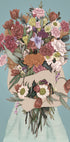 Gathering a Garden Teal Large Plakat - Posterbox