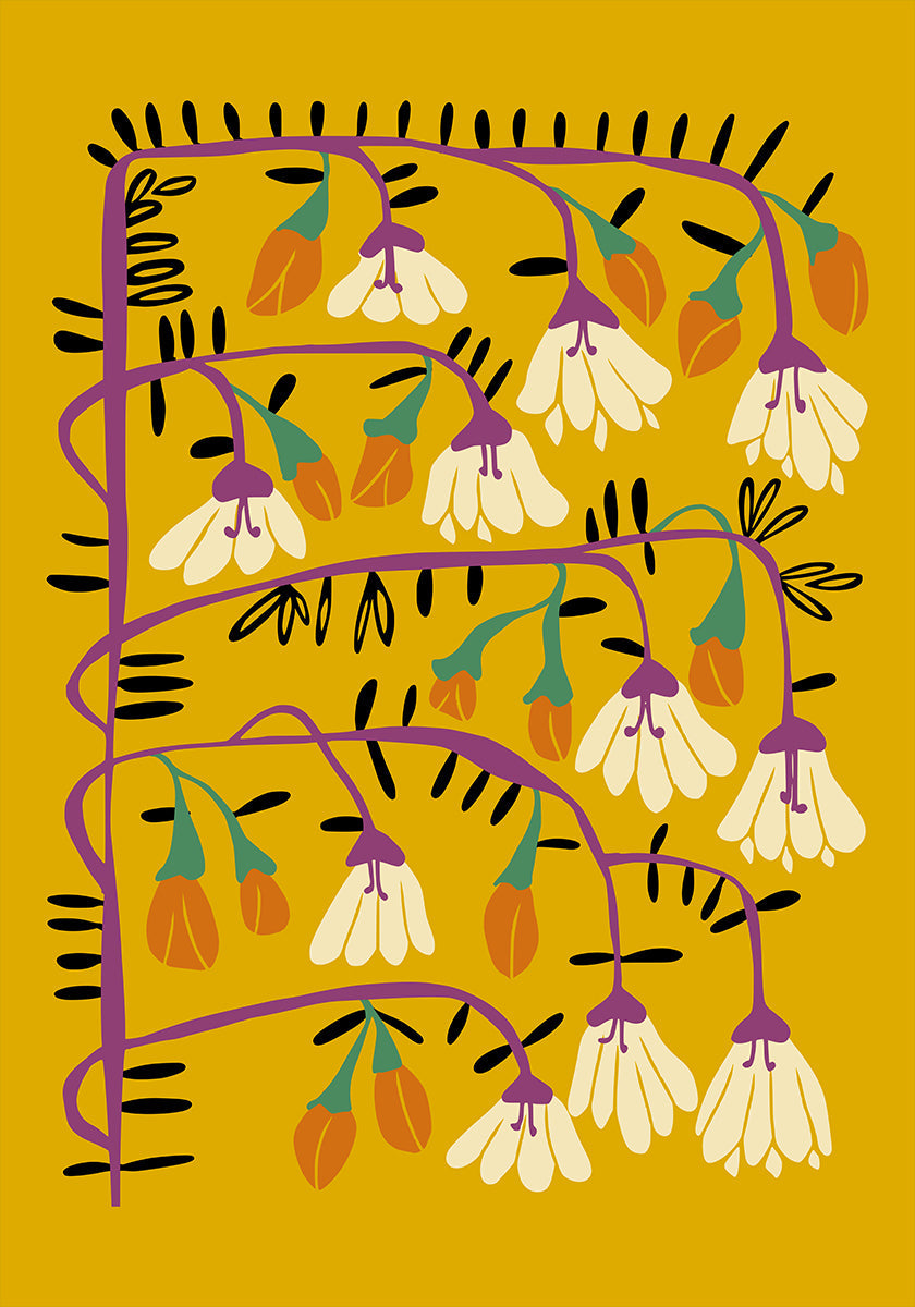 Matisse expression serenity yellow Plakat - Posterbox