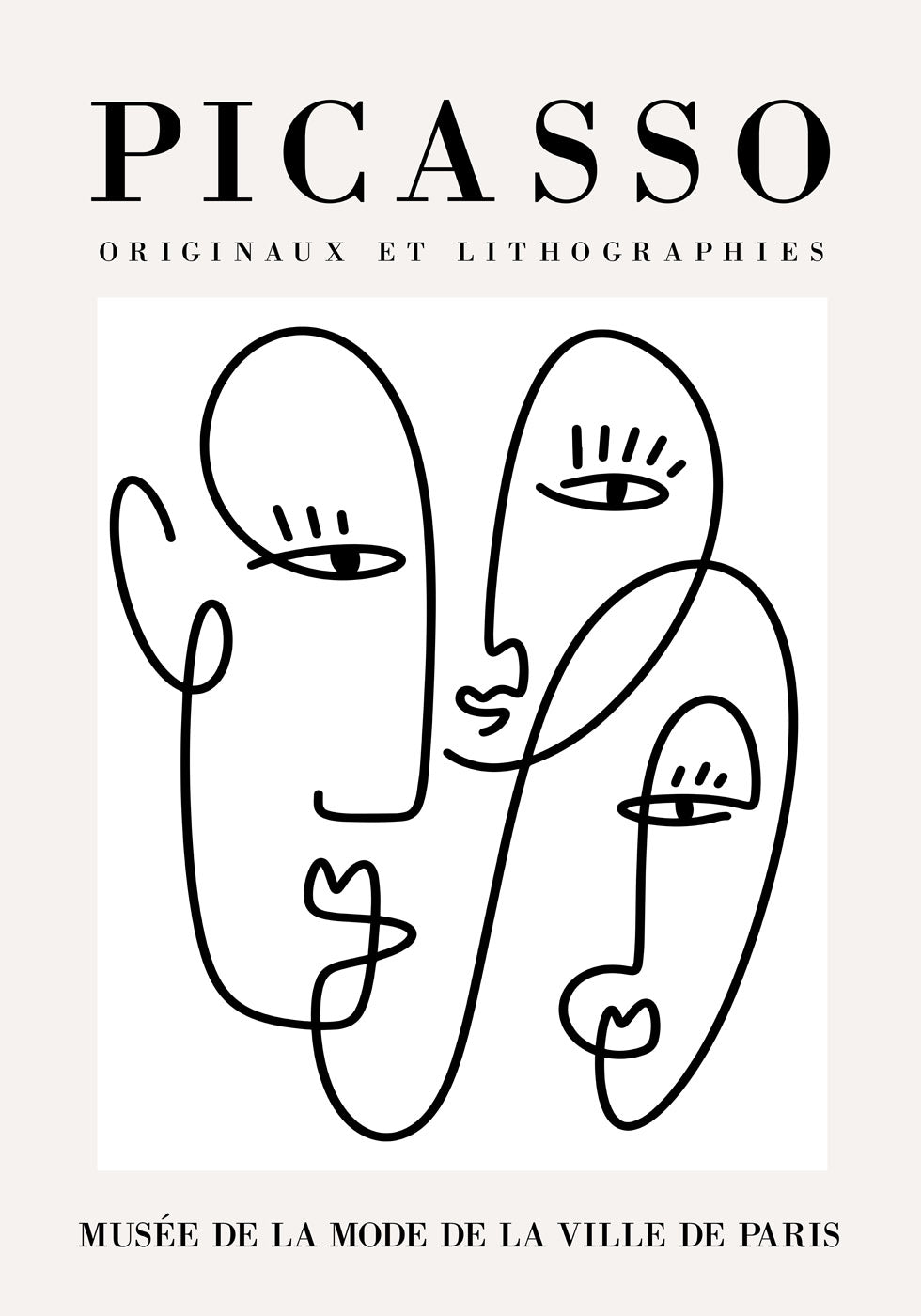 Pablo Picasso - Lithografie-Poster - Posterbox.no