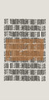 Pattern in Contrast Plakat - Posterbox