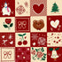 Xmass pattern Plakater - Posterbox