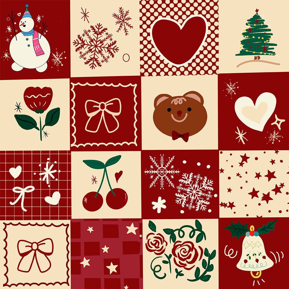 Xmass pattern Plakater - Posterbox