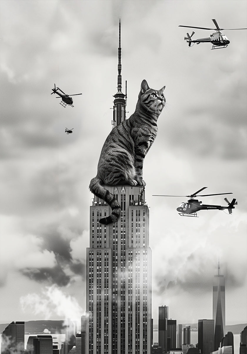 Cat on top Plakat - Posterbox