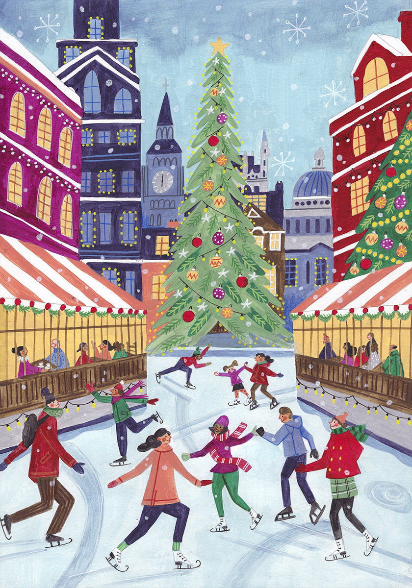 Skating in London Plakat - Posterbox