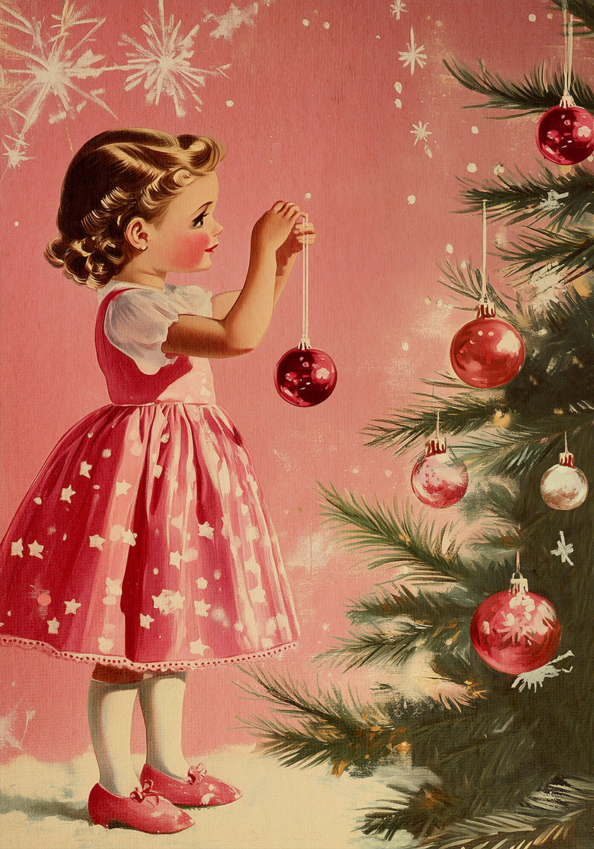 Girl With Baubles Plakat - Posterbox