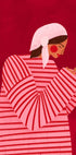 The Woman With the Red Stripes - Posterbox