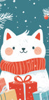 Christmas Cat Plakat - Posterbox