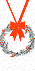 Festive Wreath Joy Plakat - Posterbox