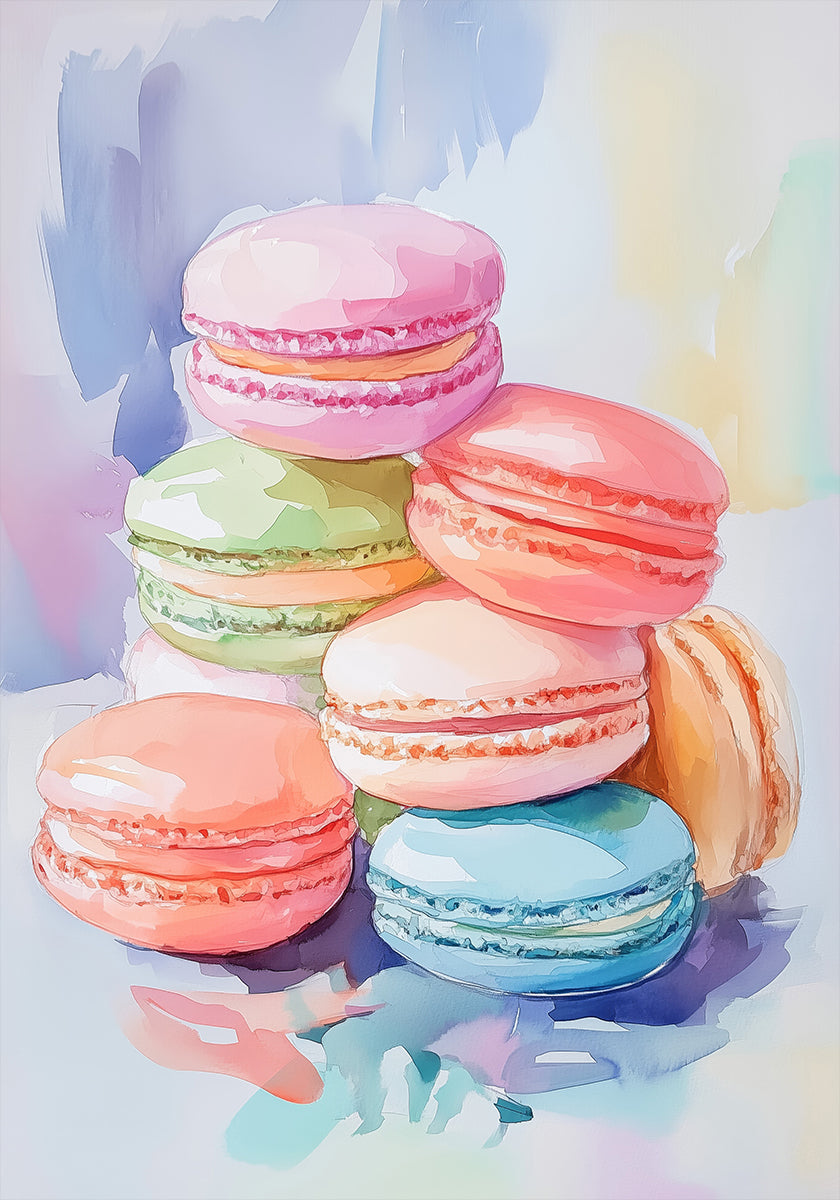 Colorful Macaron - Posterbox