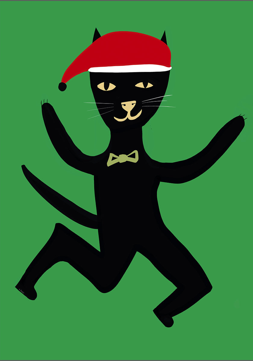 Xmas cat Plakat - Posterbox