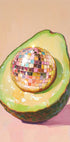 Disco Avocado Delight Plakat - Posterbox
