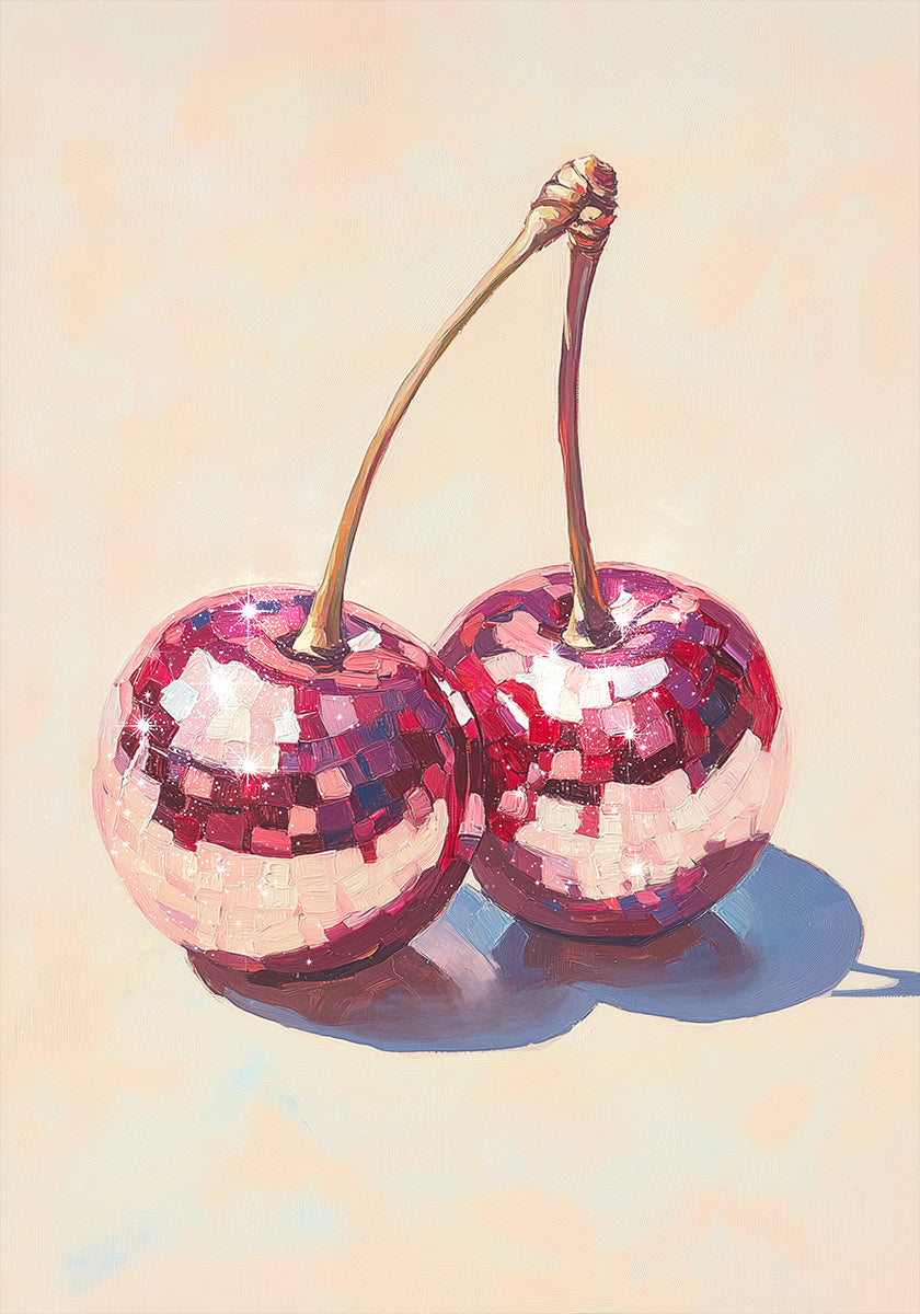 Disco Cherries Plakat - Posterbox