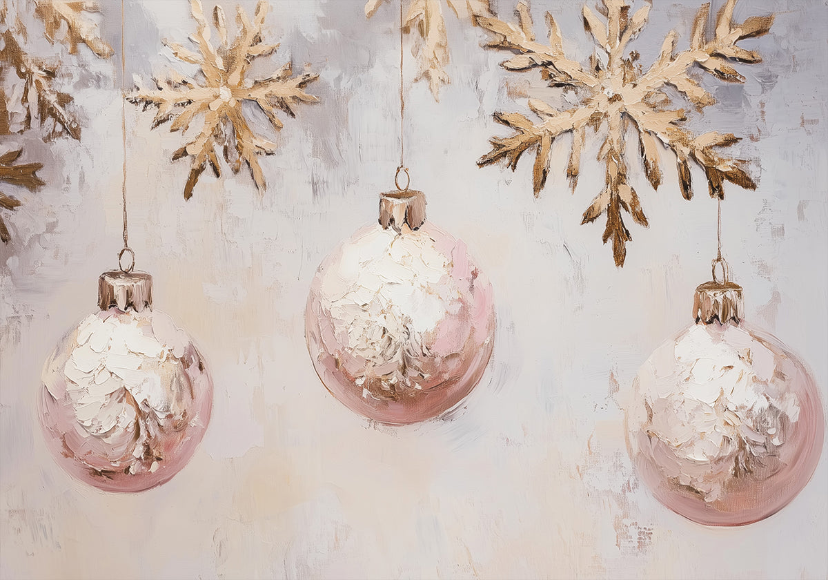 Elegant Winter Ornaments (NEW) Plakat - Posterbox