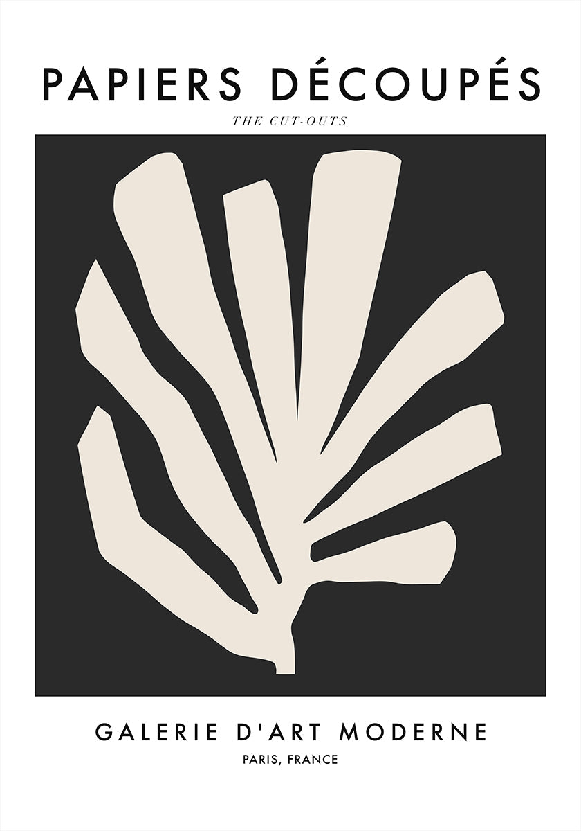 Silhouette Leaves Plakat - Posterbox