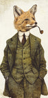 The Vintage Stylish Fox Plakat - Posterbox