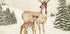 Deer Wearing Cozy Hats Plakat - Posterbox