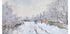 Die Elster 1868 Poster von Claude Monet - Posterbox.no