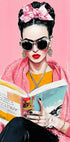 Frida Reading Book Plakat - Posterbox