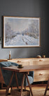 Die Elster 1868 Poster von Claude Monet - Posterbox.no