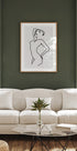 Line Art Figure 91 Poster - Posterbox.no