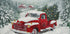 Snowy Holiday Drive Plakat - Posterbox