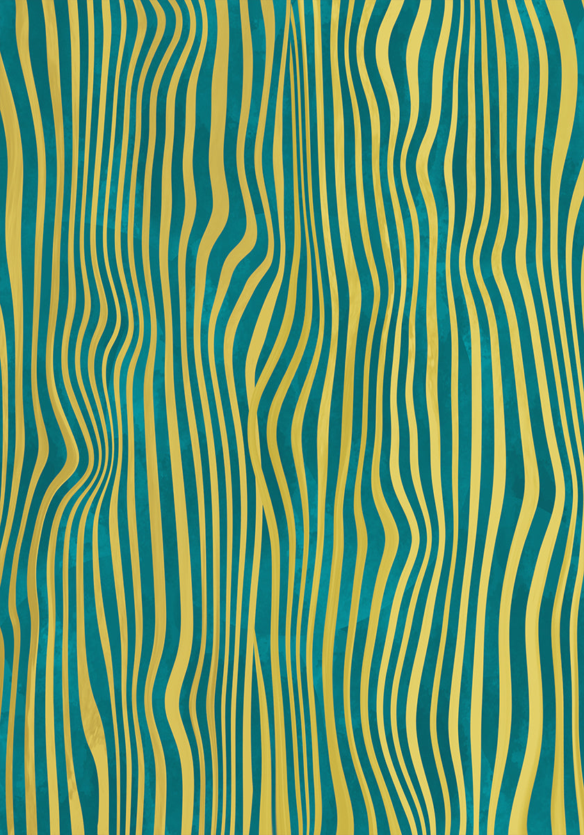 Hypnotic Pattern Of Wavy - Posterbox