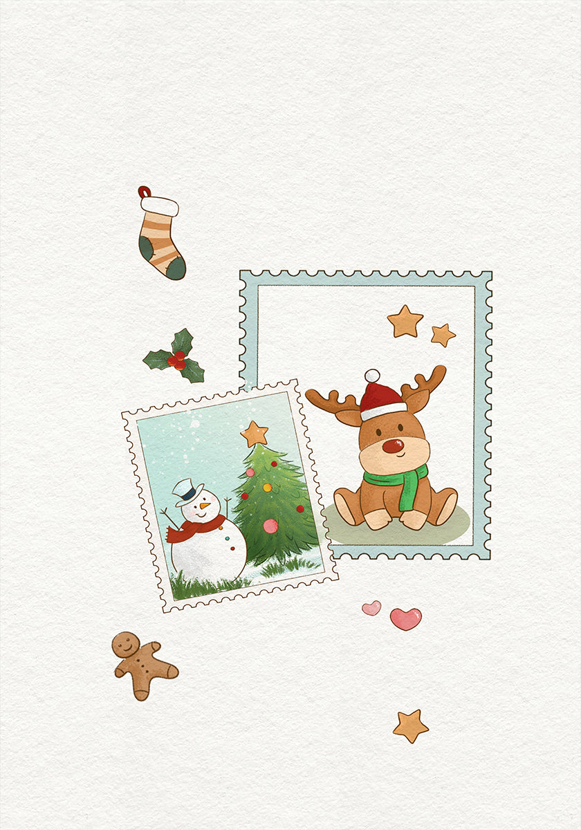 Christmas Postcard Memories Plakat - Posterbox