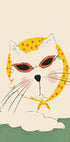 Chic Feline Pose Plakat - Posterbox