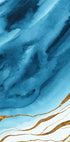 Aquarell verblasstes braunes Poster - Posterbox.no