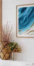 Aquarell verblasstes braunes Poster - Posterbox.no