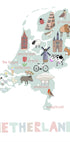 The Netherlands Illustration by Artist Carla Daly Plakat - Posterbox