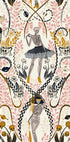 Gothic fashionista antique white pattern Plakat - Posterbox