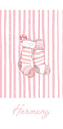 Stockings Harmony - Pink Stripes Plakat - Posterbox