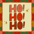 Ho Ho Ho Chirstmas Festive Illustration Poster - Posterbox