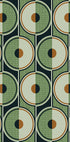Retro Circles Green - Posterbox
