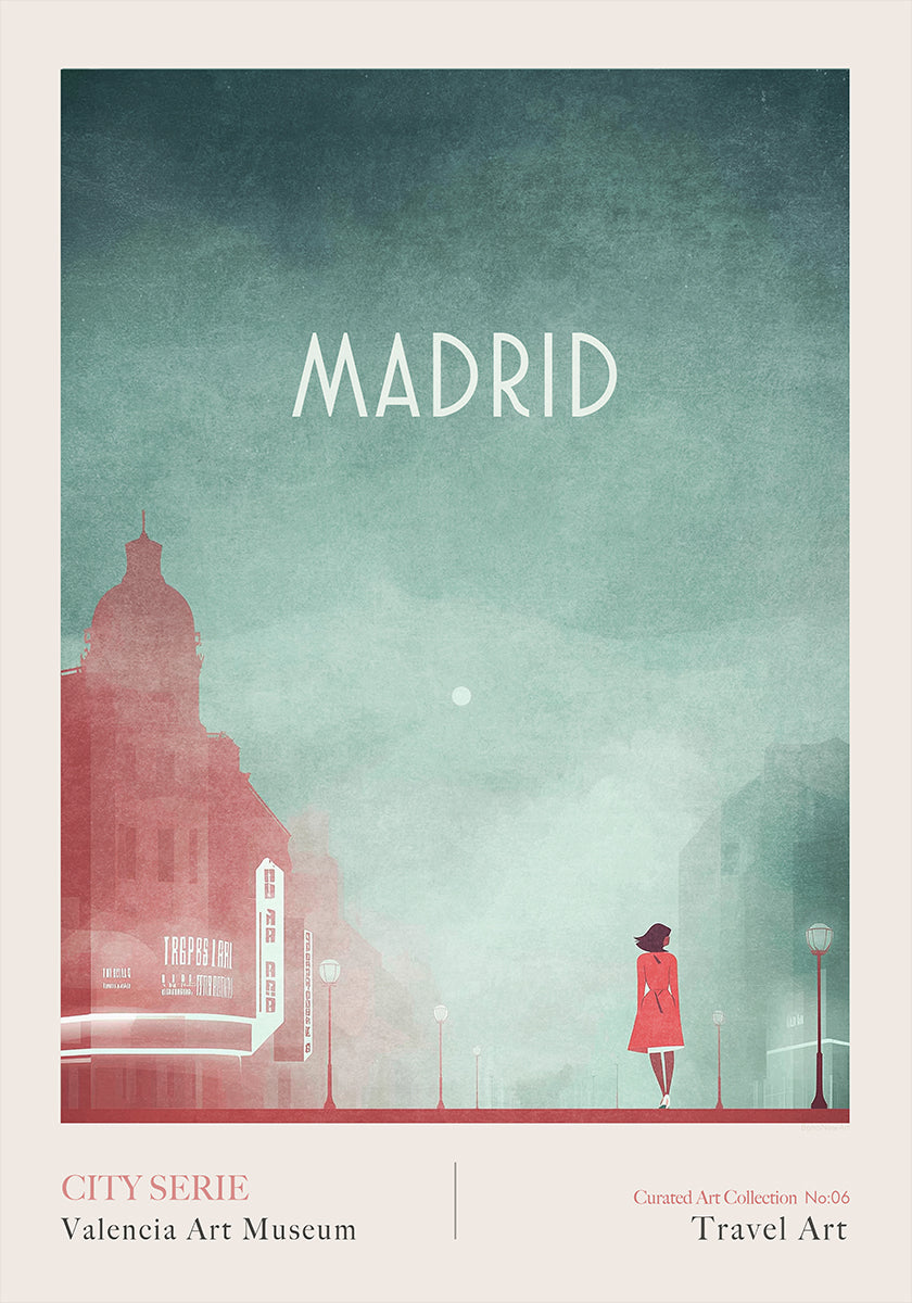 Madrid 1- GRAN VIA Plakat - Posterbox