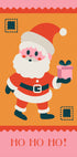 Ho ho ho - Santa Claus with gift Plakat - Posterbox