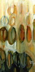 Abstract With Ovals and Gold II Plakat - Posterbox