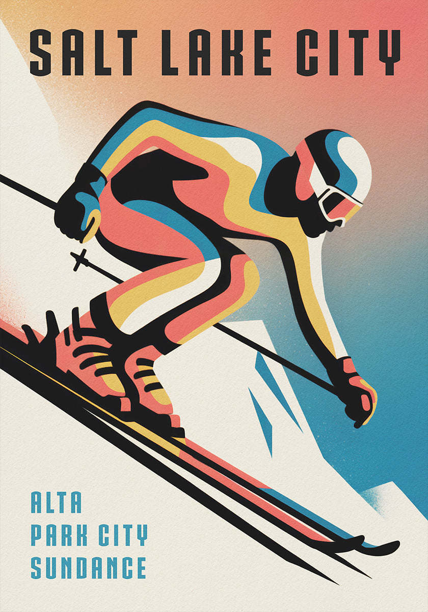 Salt Lake City Plakat - Posterbox