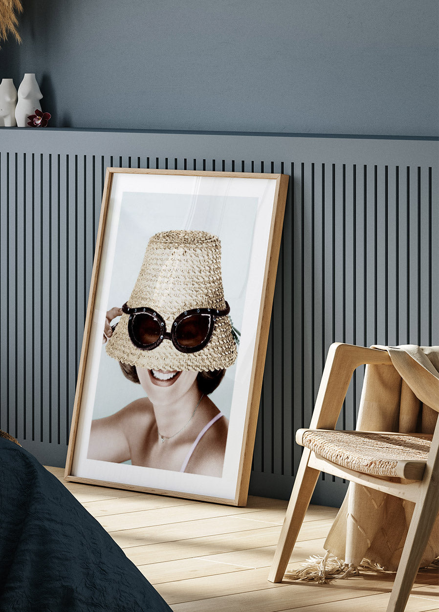 Hut mit Sonnenbrille Poster - Posterbox.no