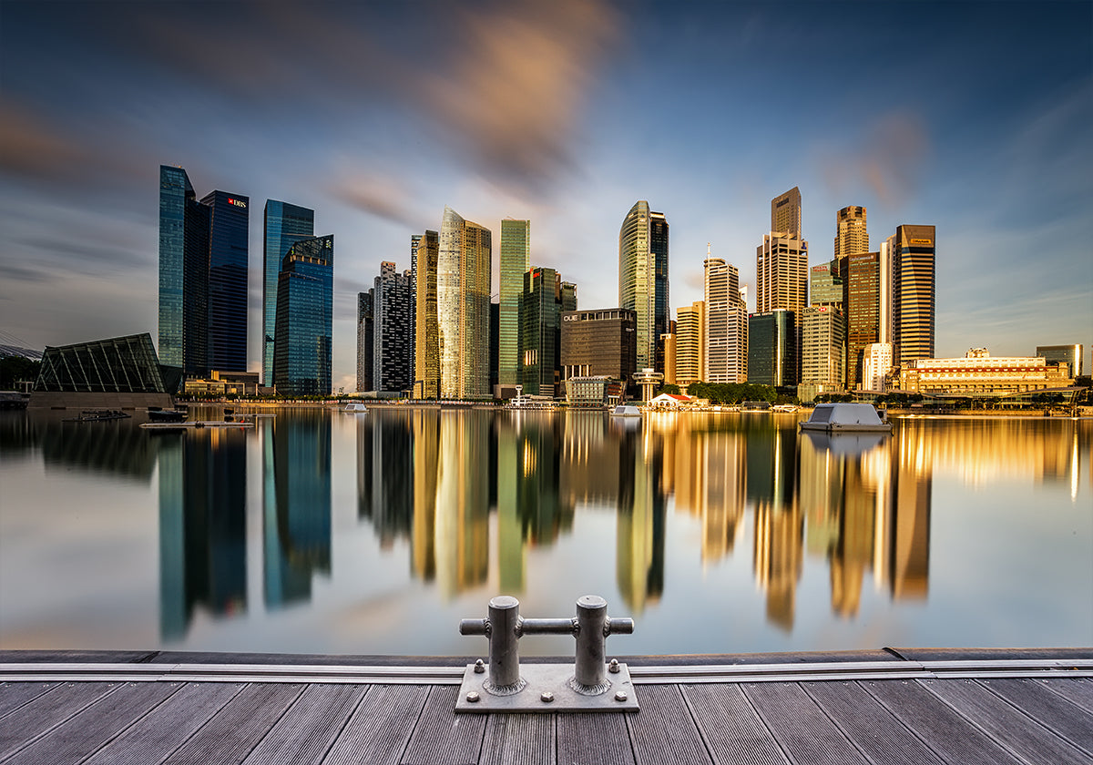 Golden Morning in SIngapore - Posterbox