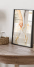 Ballerina bindet Ballettschuhe Poster - Posterbox.no